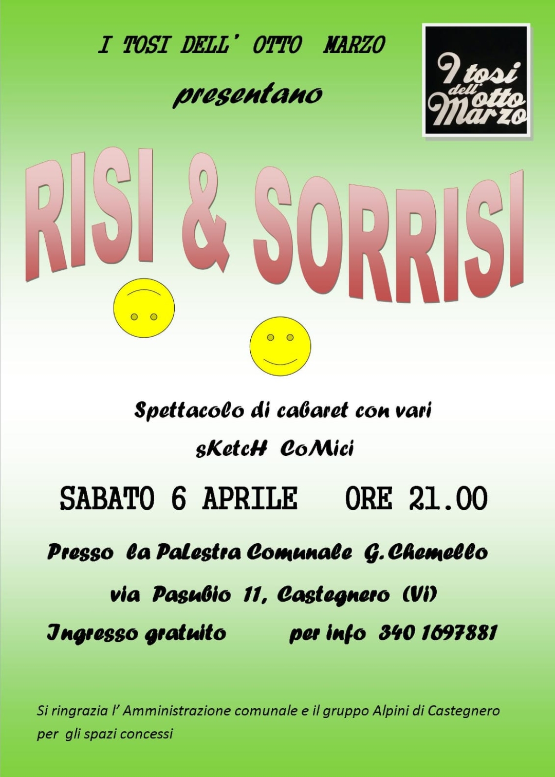 Spettacolo di cabaret - Risi & Bisi