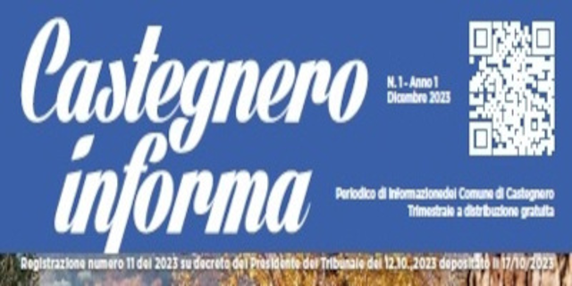 "Castegnero Informa" - Notiziario Comunale 2023